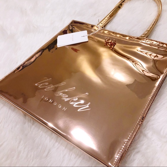 ted baker rose gold icon bag